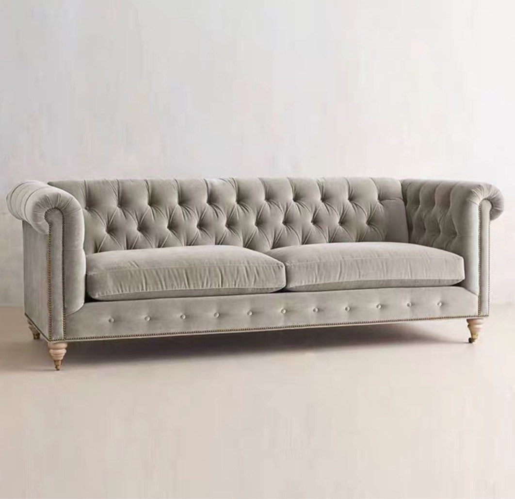 BRIANOIR Victorian Velvet Sofa