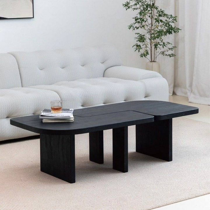 HAYLEY Modern Solid Wood Coffee Table