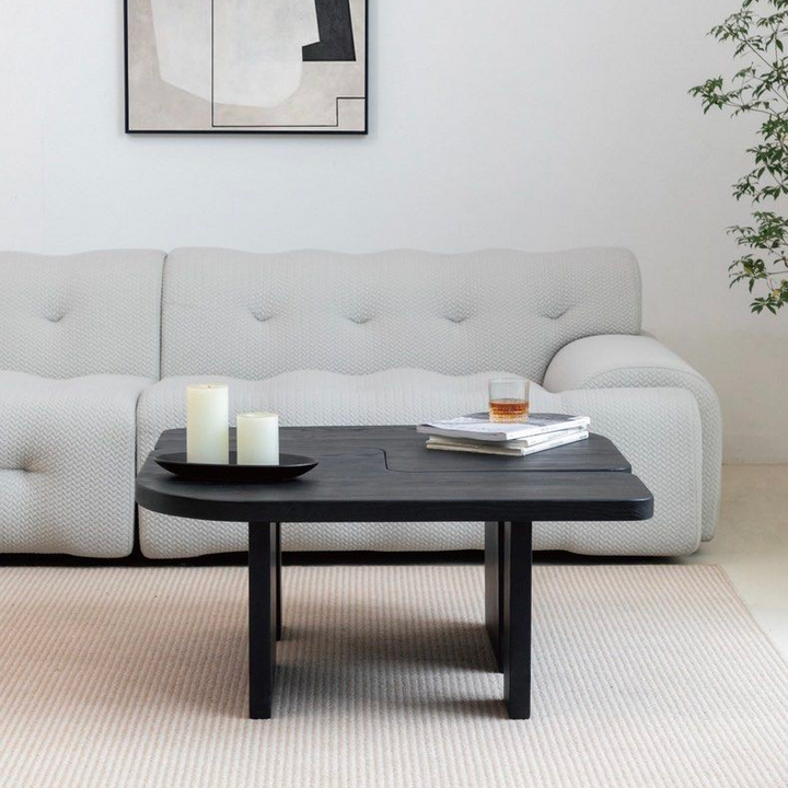 HAYLEY Modern Solid Wood Coffee Table