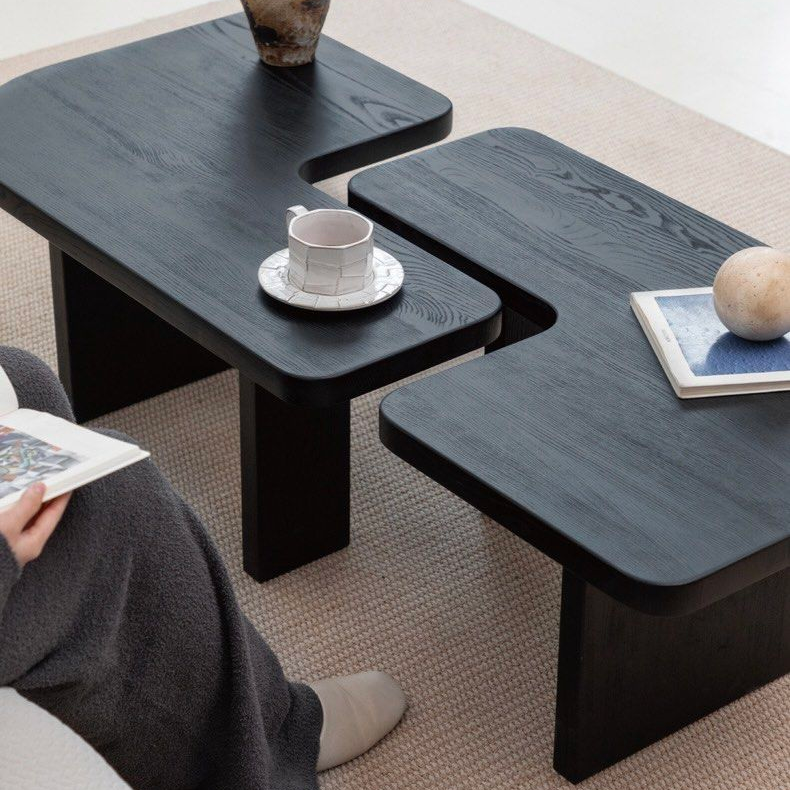 HAYLEY Modern Solid Wood Coffee Table