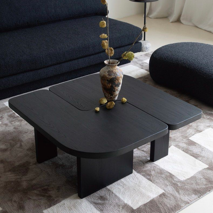 HAYLEY Modern Solid Wood Coffee Table