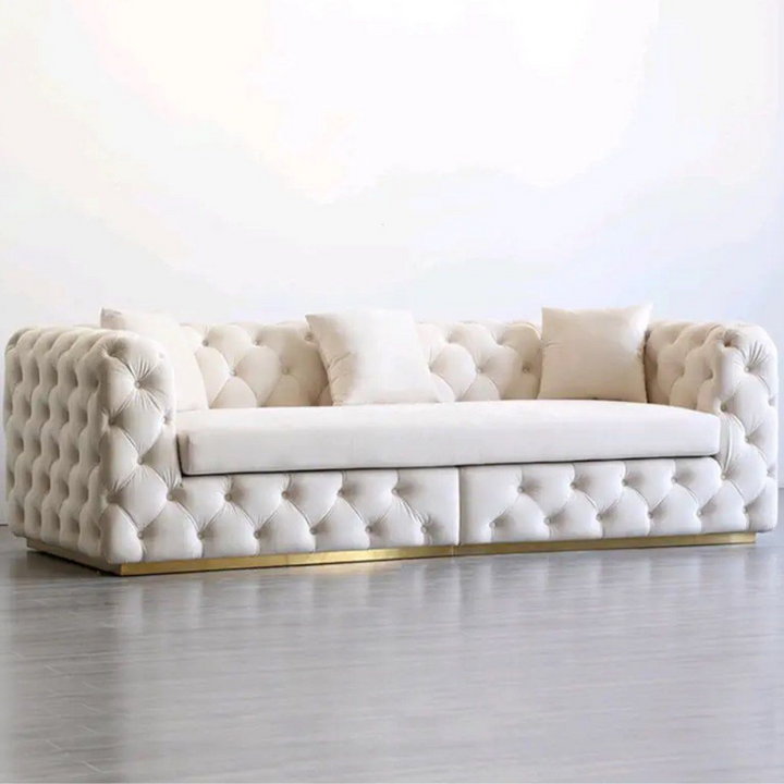 CAVELLA Victorian Chesterfield Velvet Sofa