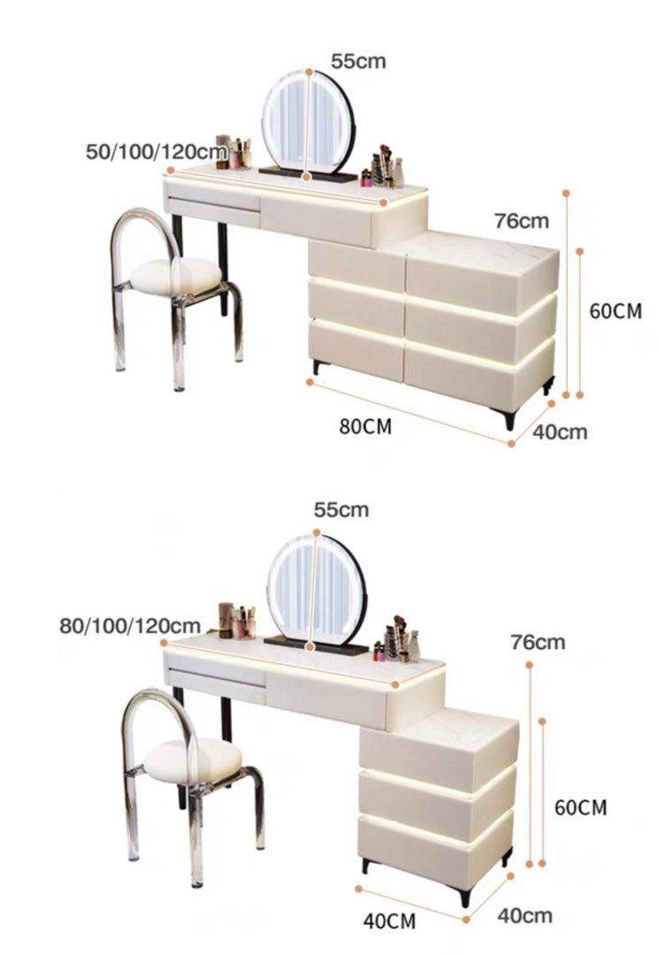 VEDON Modern Vanity Table Set