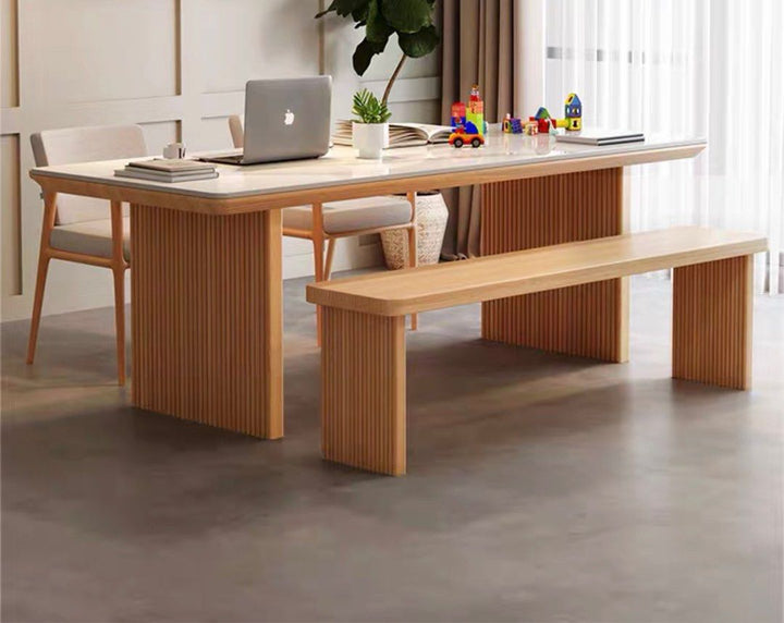 LENORE Japandi Sintered Stone Dining Table