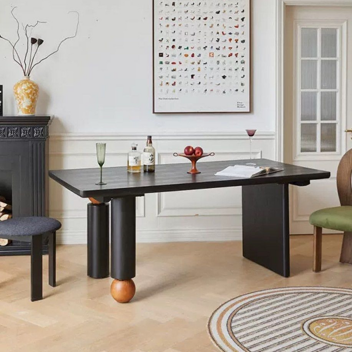 JOHNSON Modern Solid Wood Dining Table