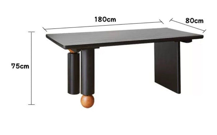 JOHNSON Modern Solid Wood Dining Table