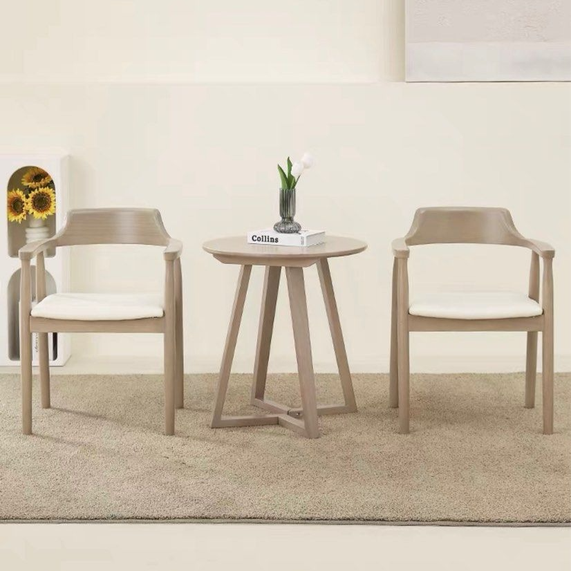 TREVINO Japandi Solid Wood Dining Table