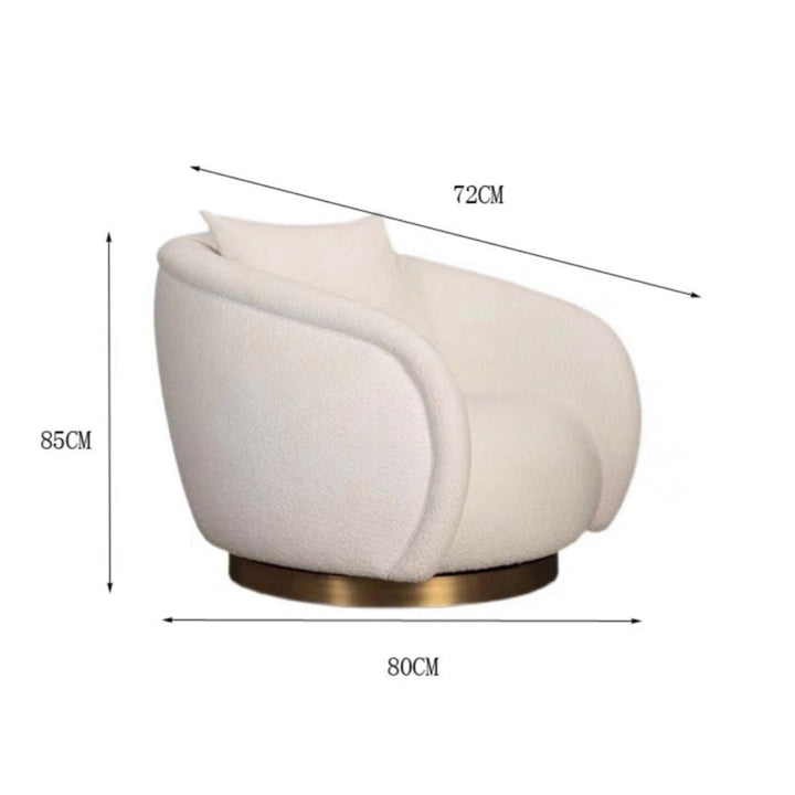 ASHER Modern Boucle Lounge Chair