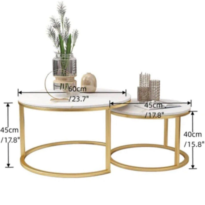 VELVETTE Two Piece Nesting Tables