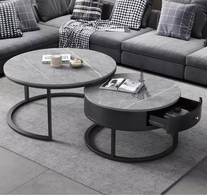 VELVETTE Two Piece Nesting Tables