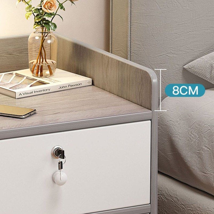 VENDE Bedside Table With Lock