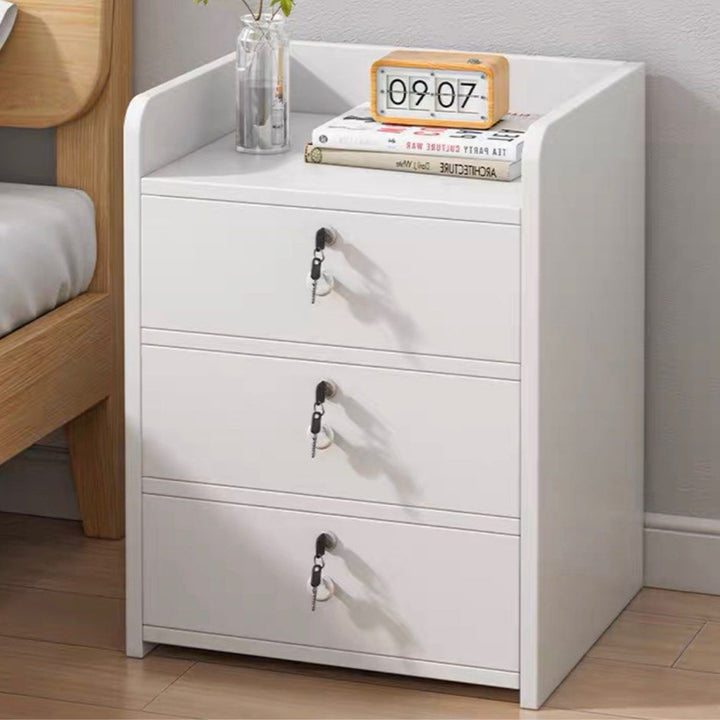 VENDE Bedside Table With Lock