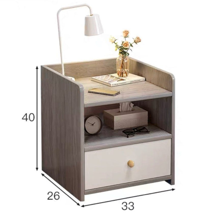 VENDE Bedside Table With Lock
