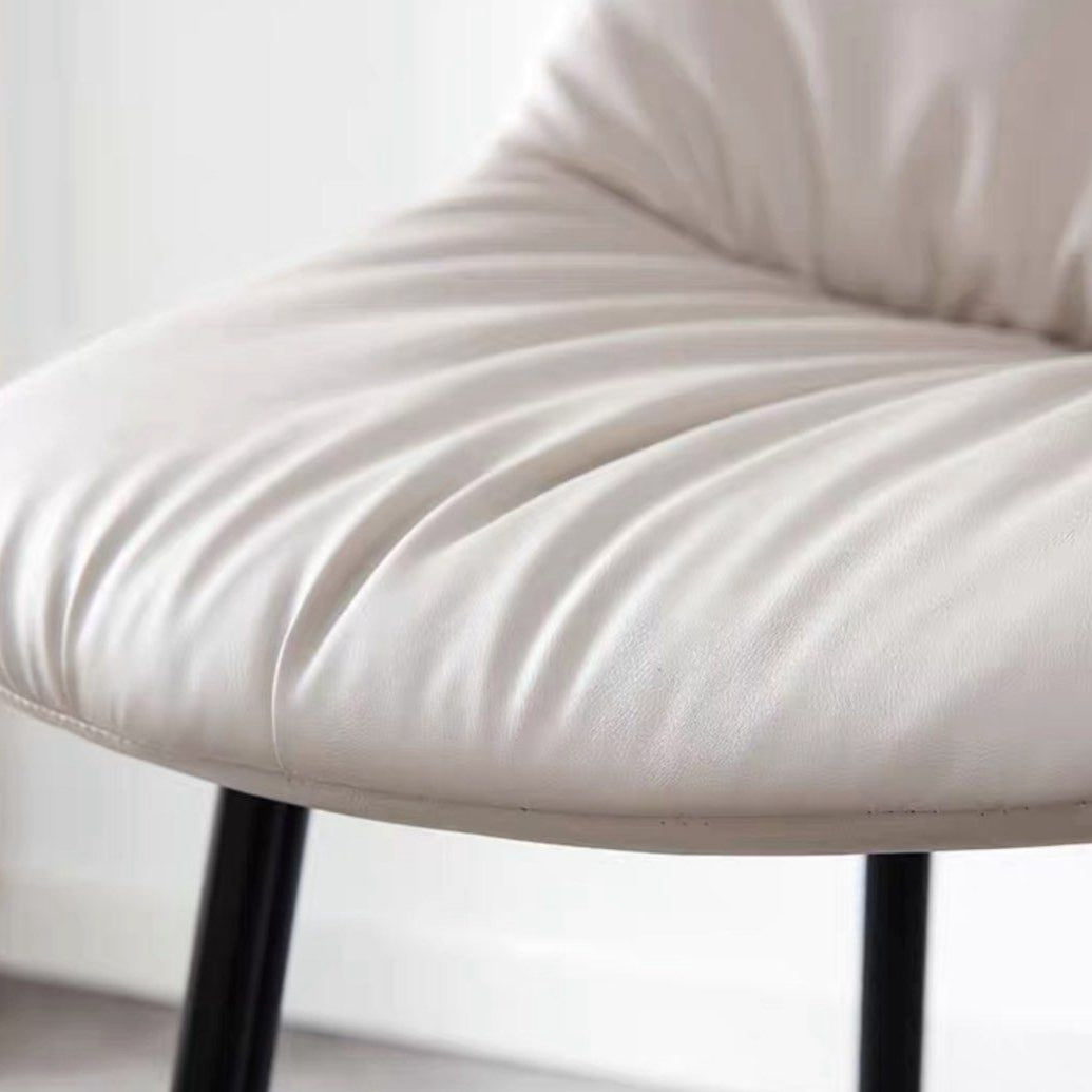 KRAVINOFF Modern Leather Dining Chair - Radical Homes Singapore