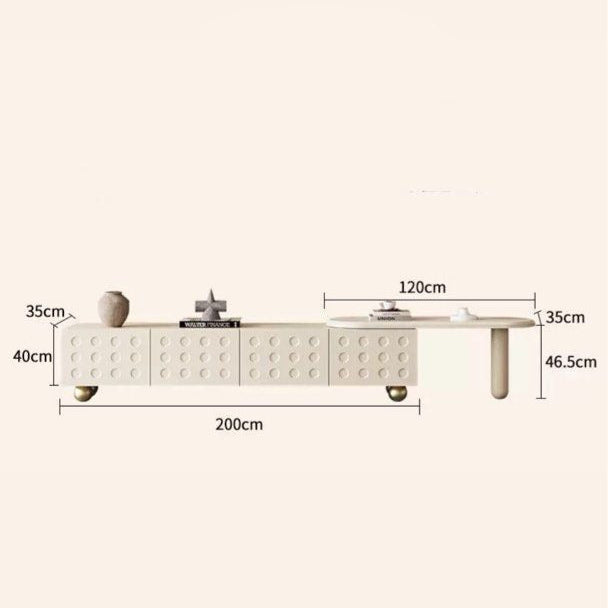 KRYZE Modern Extendable TV Console