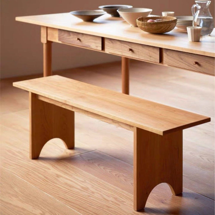 JEMIMA Japandi Solid Wood Dining Bench