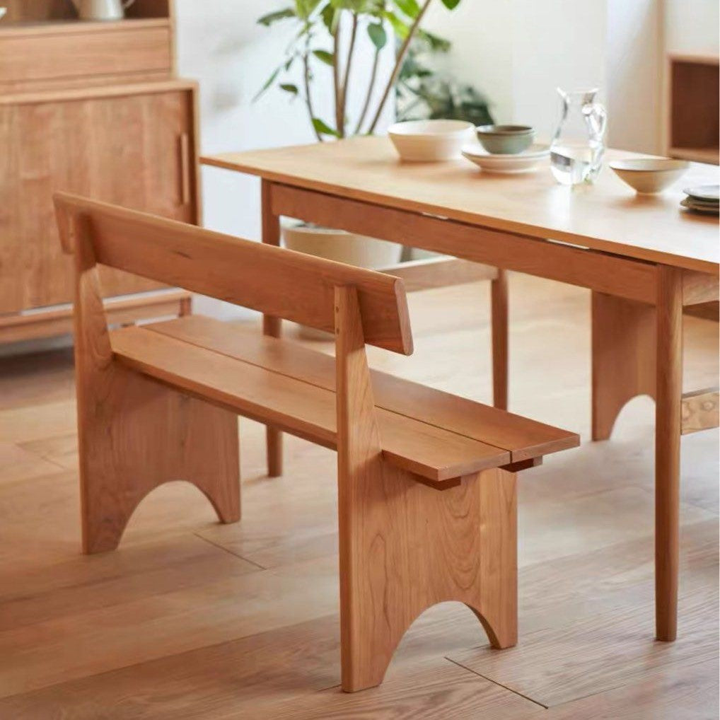 JEMIMA Japandi Solid Wood Dining Bench