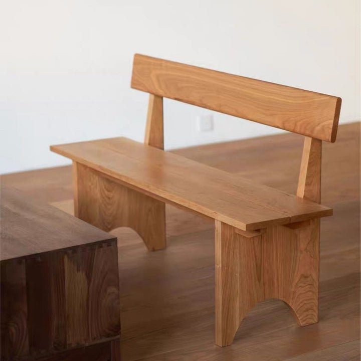 JEMIMA Japandi Solid Wood Dining Bench