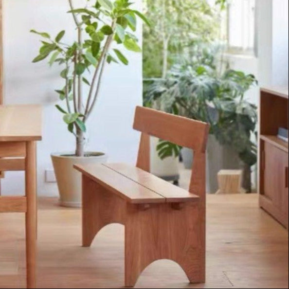 JEMIMA Japandi Solid Wood Dining Bench