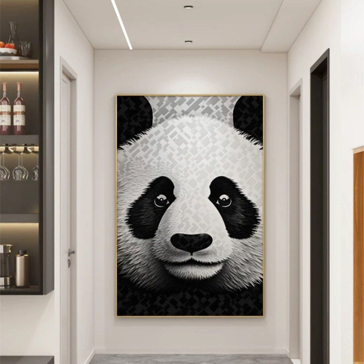 VERA Panda Oil Painting Wall Art