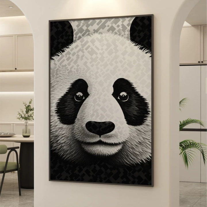 VERA Panda Oil Painting Wall Art