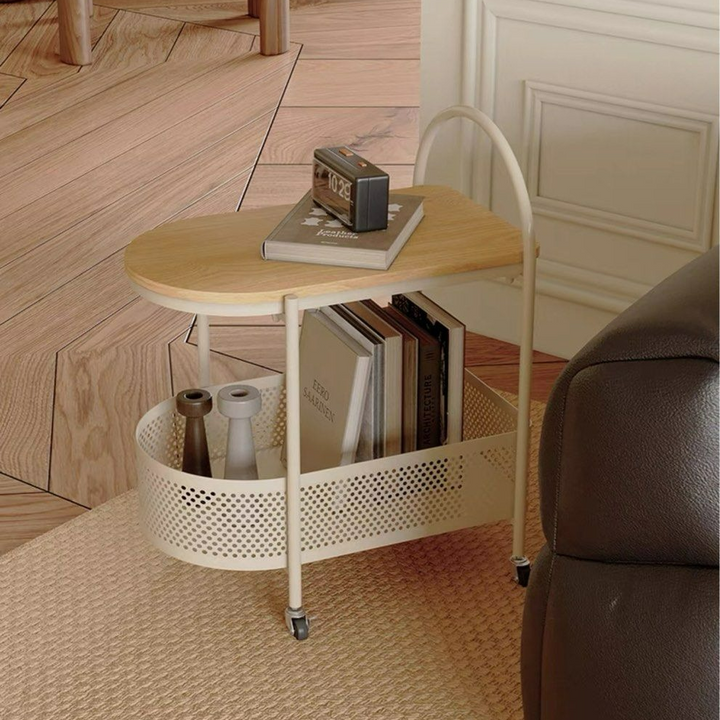 BENE Japandi Mobile Side Table