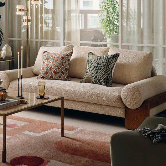 ZYRA Modern Boucle Sofa