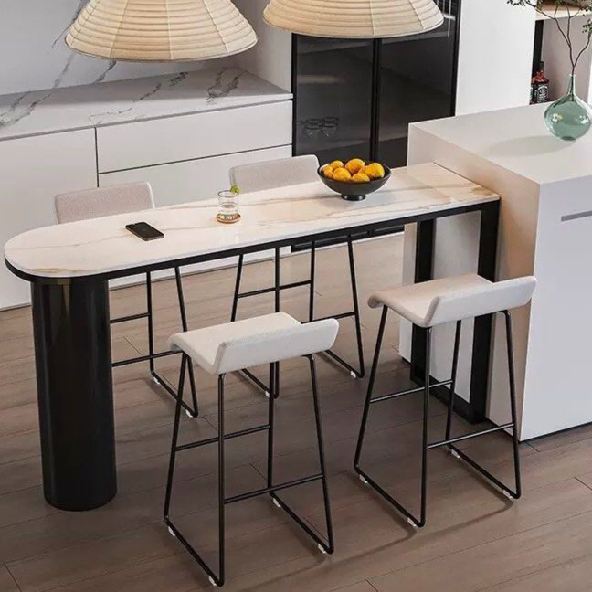 LOMA Modern Sintered Stone Bar Table