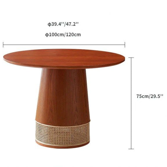 DEMETRI Ash Wood Dining Table