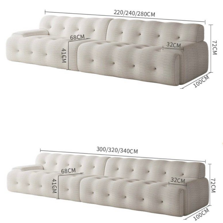MORRICA Modern Fabric Sofa