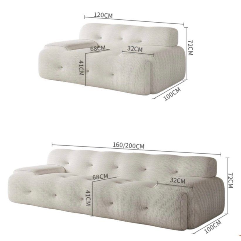 MORRICA Modern Fabric Sofa