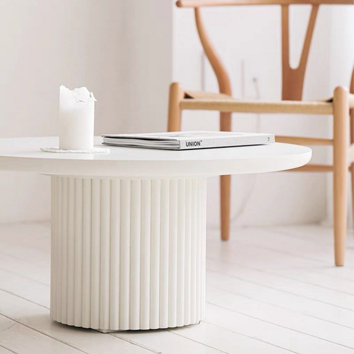 PELZY Modern Round Coffee Table