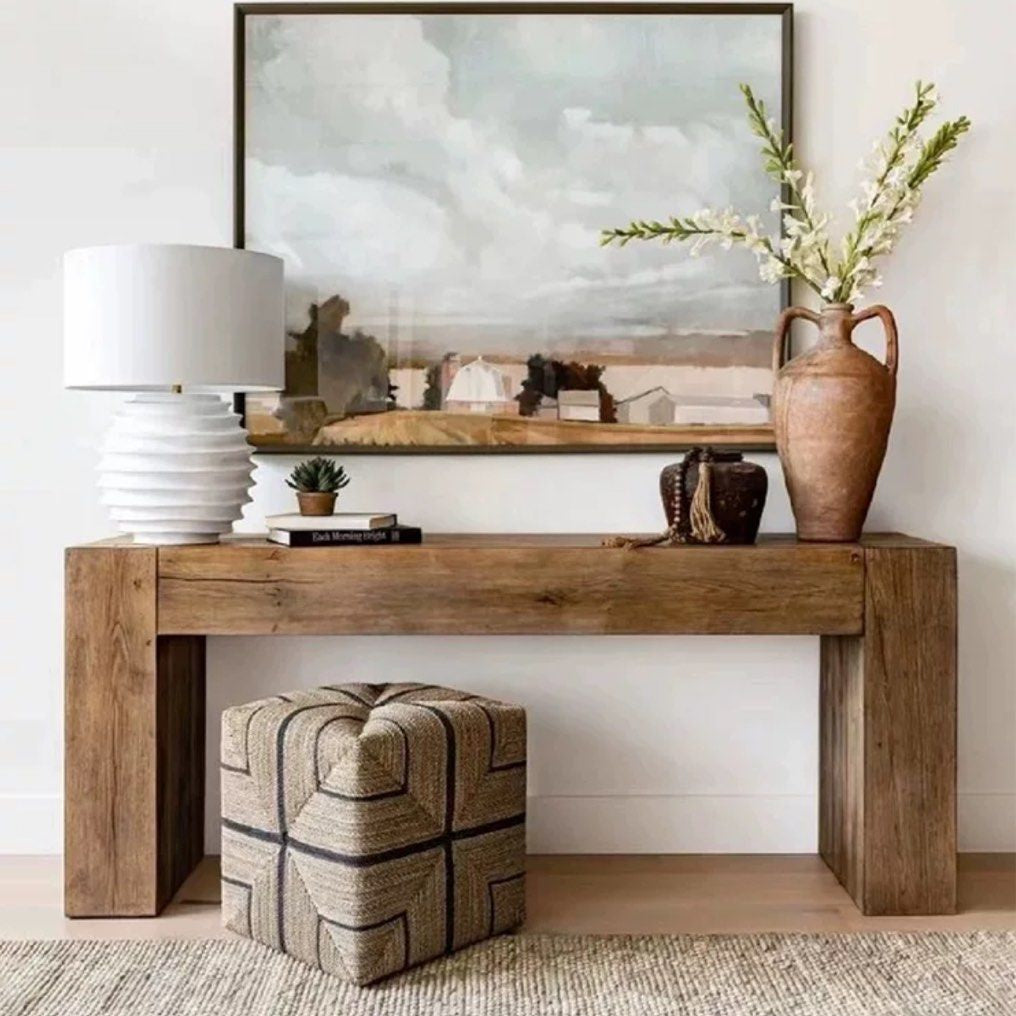 WINSLOW Rustic Solid Wood Console Table