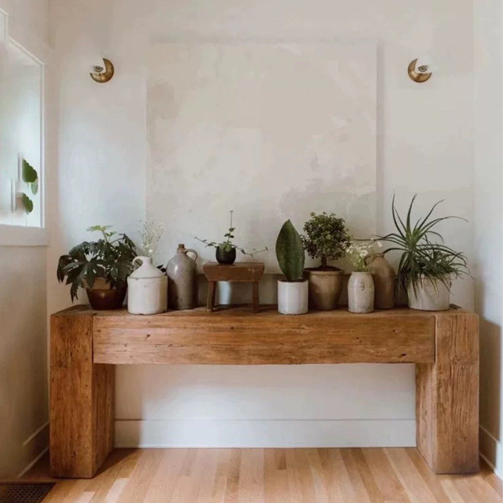 WINSLOW Rustic Solid Wood Console Table
