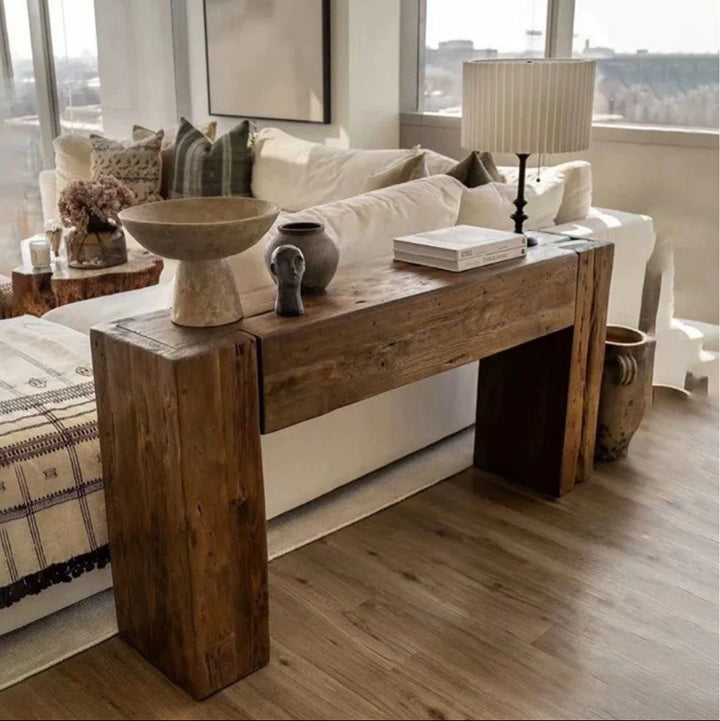 WINSLOW Rustic Solid Wood Console Table