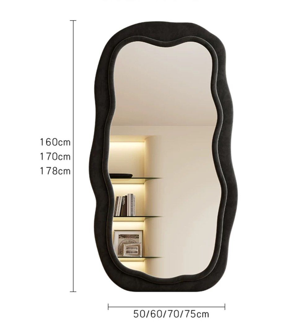 VICI Modern Full Length Velvet Mirror
