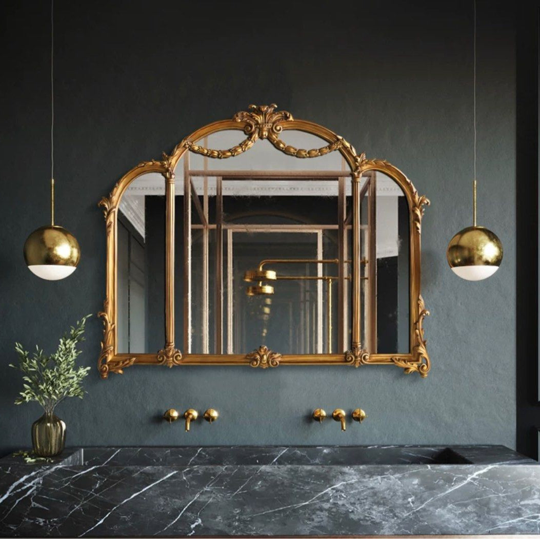 VICTORIAN Tri Fold Wall Mirror