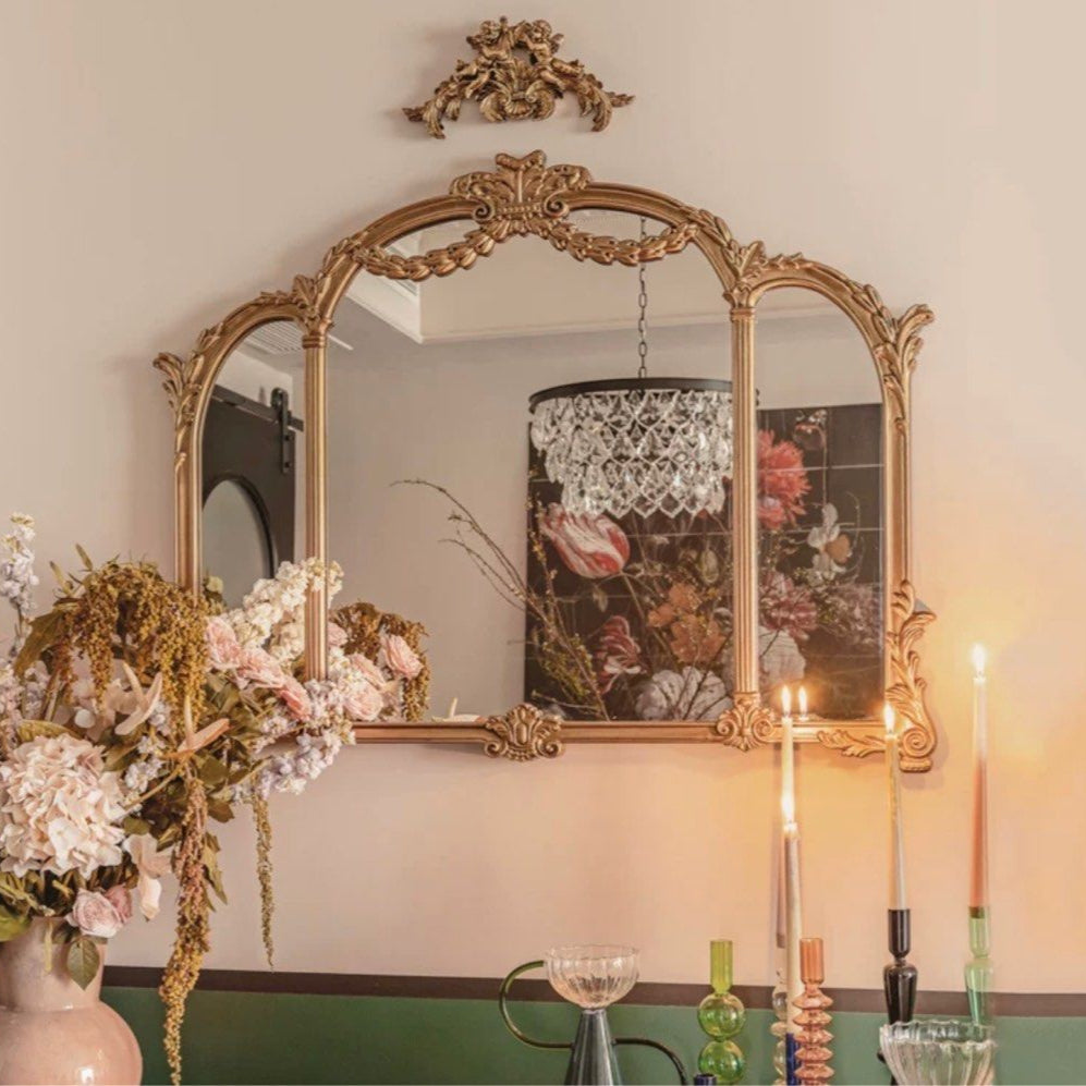 VICTORIAN Tri Fold Wall Mirror
