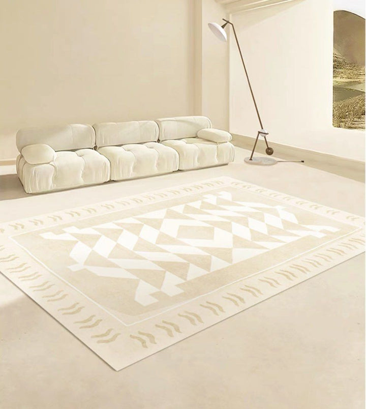 ERESTOR Modern Waterproof Beige Rug