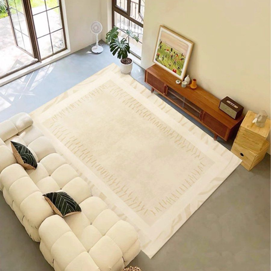ERESTOR Modern Waterproof Beige Rug