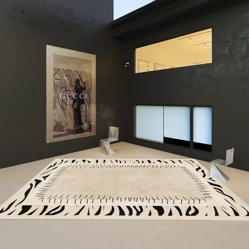 ERESTOR Modern Waterproof Beige Rug