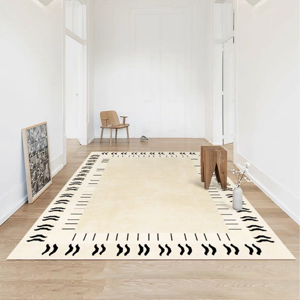 ERESTOR Modern Waterproof Beige Rug