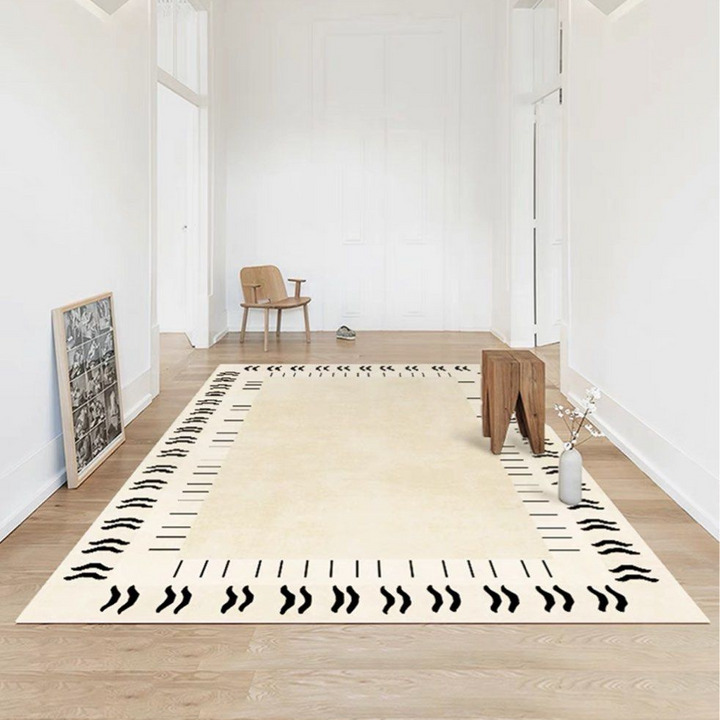 ERESTOR Modern Waterproof Beige Rug