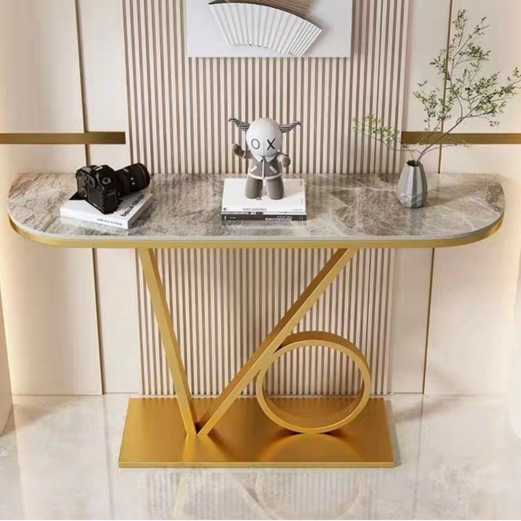 ELODIE Modern Marble Console Table