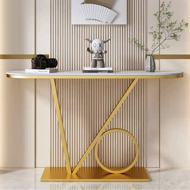 ELODIE Modern Marble Console Table