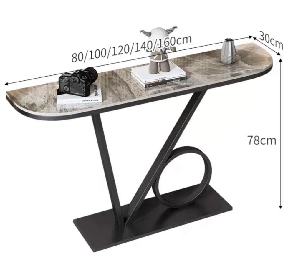 ELODIE Modern Marble Console Table