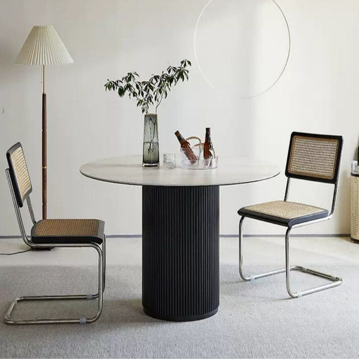 MONTIEL Modern Travertine Dining Table