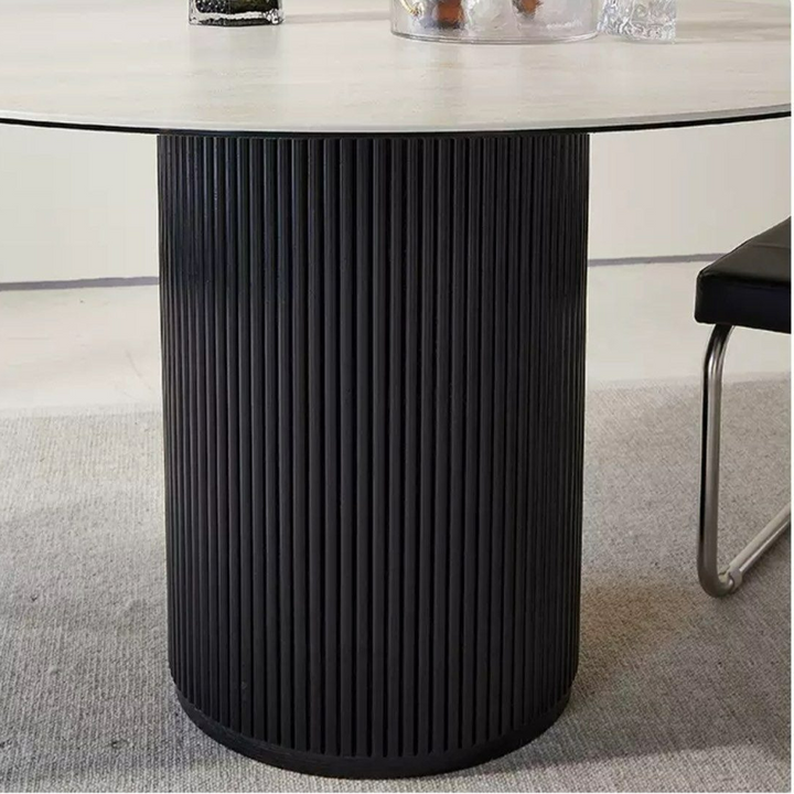 MONTIEL Modern Travertine Dining Table