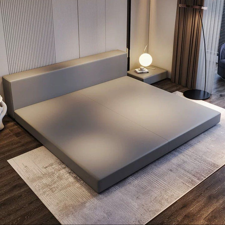 VIOLE Modern Leathaire Platform Bed