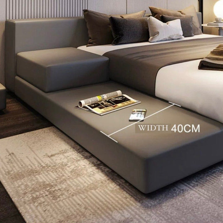 VIOLE Modern Leathaire Platform Bed